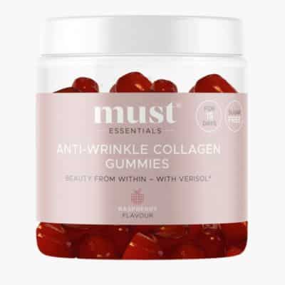 Must Essentials Anti-Wrinkle Collagen Gummies Raspberry (60 gummies)