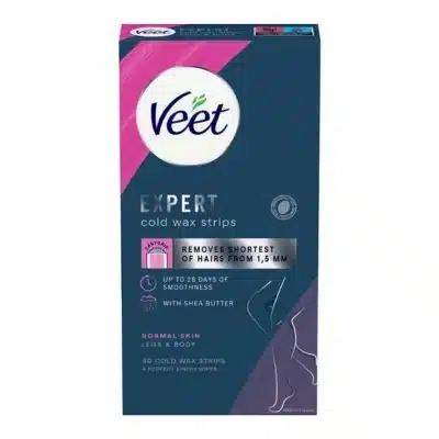 Veet Expert Cold Wax Strips Body & Legs Normal Skin 40 Pieces