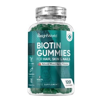 WeightWorld Biotin Vingummier 5000 mcg